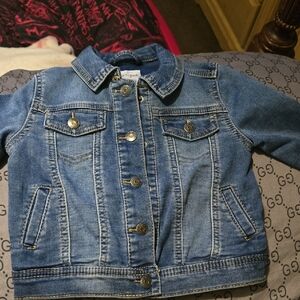 Cat & Jack Blue Jean Jacket Classic Denim Style